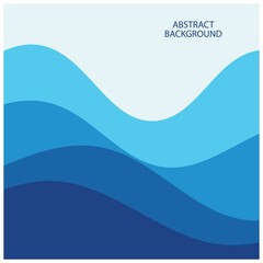 Abstract Water wave design background