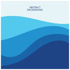 Abstract Water wave design background