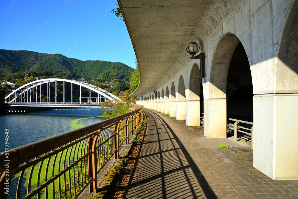 Poster 相模湖の風景