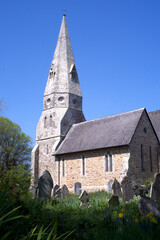 Fototapeta na wymiar St Mary's Church Par St Austell Cornwall UK