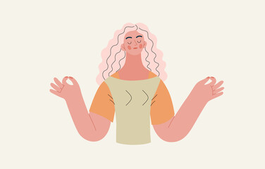 People portrait - Thinking people -Modern flat vector concept illustration of a young man thinking about something, half-length portrait, user avatar. Creative landing web page illustartion