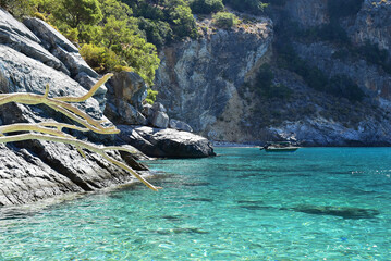 fishing boat on the beach