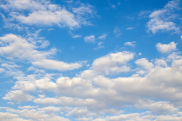 Fototapeta premium Clouds in the blue sky.