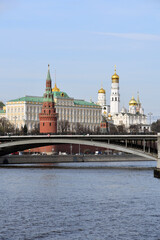 Obraz premium Moscow Kremlin architecture in summer