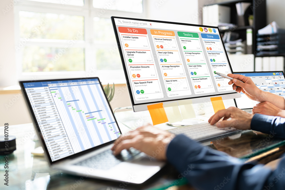 Aufkleber scrum project manager scheduling