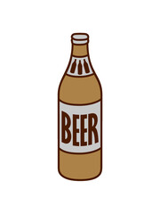 Bier Flasche Illustration 