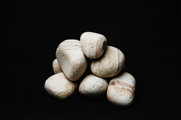 examples of stones photographed in the studio