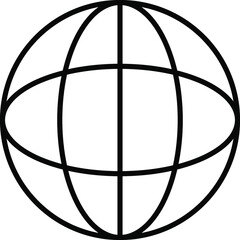 Unique Line Black Icon