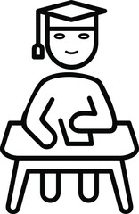 Unique Line Vector icon