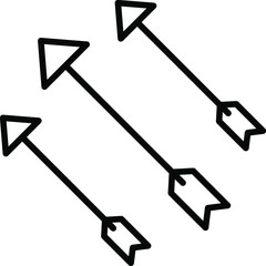 Unique Line Vector icon