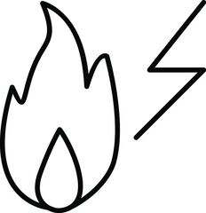 Unique Line Vector icon