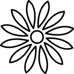 Unique Line Vector icon