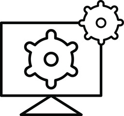 Obraz premium Unique Line Vector icon