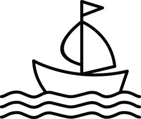 Unique Line Vector icon