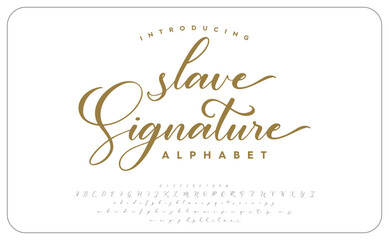 Classic typography elegant. Vintage Stylish Typeface. Alphabet and numbering  uppercase. Vector illustration word.