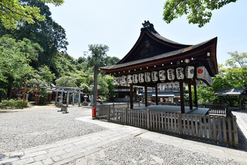 Fototapeta premium 粟田神社 拝殿 京都市東山区粟田口