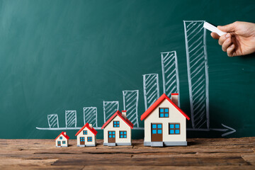 House Real Estate Increase Growth Chart