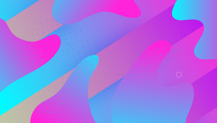 Fototapeta na wymiar Futuristic Background. 3d Modern Design. Color Landing Page. Neon Flyer. Blue Vibrant Poster. Geometric Screen. Graphic Page. Technology Presentation. Lilac Futuristic Background