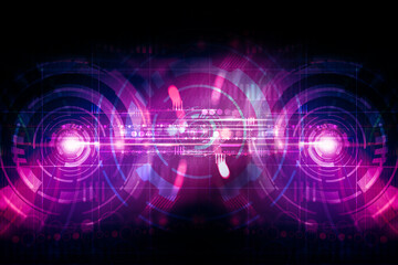 Abstract technology background communication concept