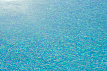 bright blue swimming pool water ripple texture