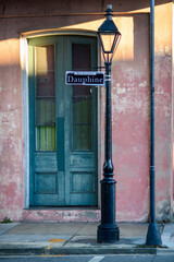 Dauphine Street in the French Quarter of New Orleans