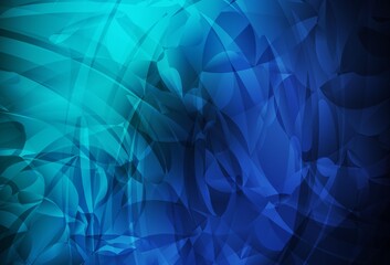 Fototapeta premium Dark Blue, Green vector texture with abstract forms.