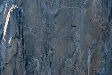 Climbers on El Capitan in Yosemite