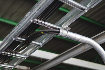 Conduit work and electrical wiring in conduit pipes  and install electric rail