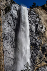 waterfall in yosemite