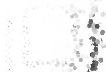 Light Gray vector texture with abstract forms.