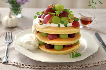 ぶどうパンケーキ　ハロウィン