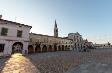 Fototapeta premium Pomponesco, among the most beautiful villages in Italy.