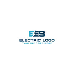 Fototapeta premium EES electric logo sign design