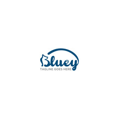 Cat logo template design .