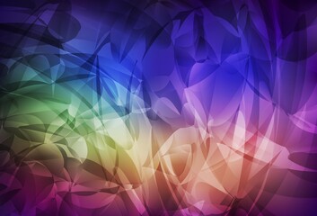 Light Multicolor vector texture with abstract forms.