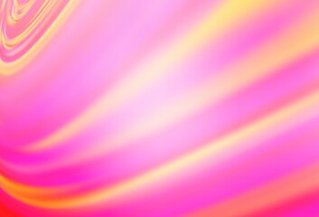 Light Pink, Yellow vector blurred bright template.