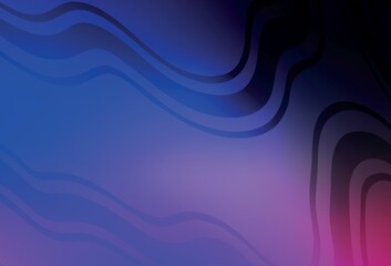 Dark Pink, Blue vector abstract blurred background.