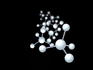 分子構造のイラスト