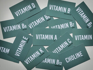 Cards with the names of the chemical elements of the periodic system. Alfabet of microelement iron on blue cardboard. © Татьяна Креминская