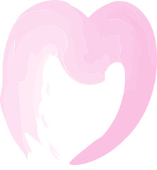 heart pink frame 