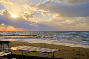 gentle sunset beach, 27Feb2022