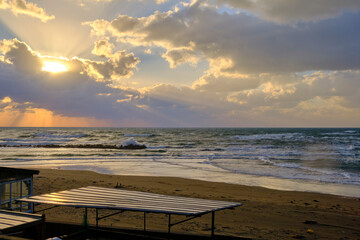 gentle sunset beach, 27Feb2022