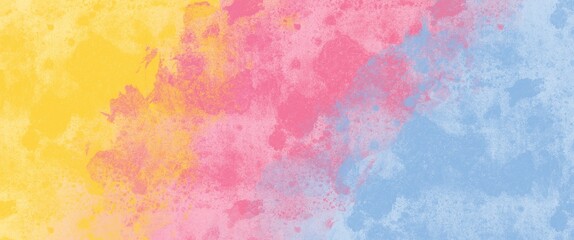 Abstract modern background. Yellow pink blue old texture. Modern Art.