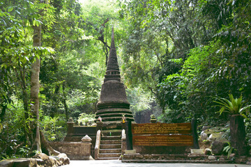Alongkon Chedi built in 1876 on occasion of King Rama V the Great and Queen Sunandha Kumariratana...