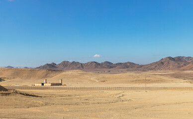 Beautiful desert landscape Arava Israel