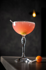 tasty cocktail in the bar