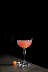 tasty cocktail in the bar