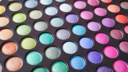 Professional makeup artist eyeshadow palette