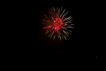 fireworks in the sky