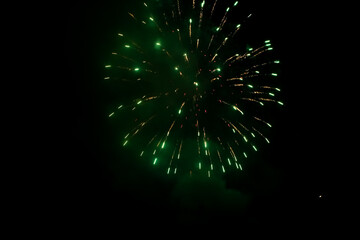 fireworks in the sky